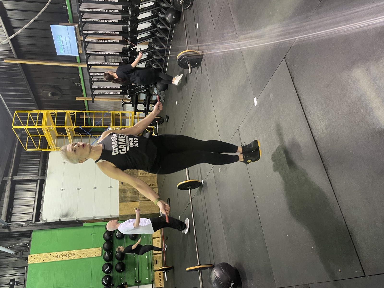 Weightlifting and strength area at Varno Fitness, Atlantic Highlands